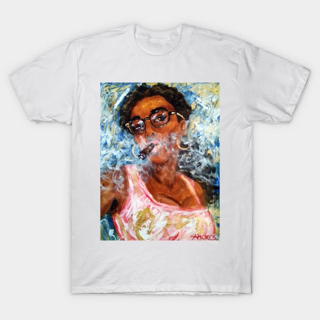 Lounge lady 14 T-Shirt by amoxes